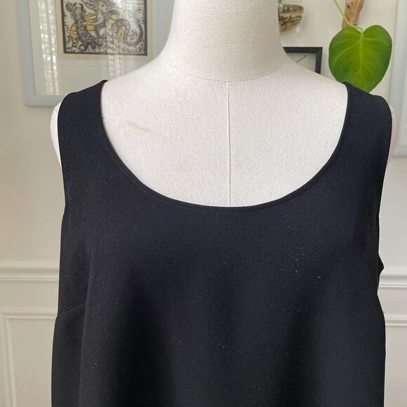 Universal Standard Remi Crepe Dress Black XS 12 10 - Picture 3 of 8